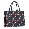 thumbnail image 1 of Large Capacity Tote Bag,Pioneer Flower Floral Print Pattern Handbag Fashion Luxury Tote Bag,15.7"x13"x 5.1" Inches,Laptop Compatible, 1 of 6
