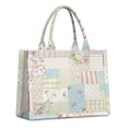 thumbnail image 1 of Large Capacity Tote Bag,Pioneer Flower Floral Print Pattern Handbag Fashion Luxury Tote Bag,15.7"x13"x 5.1" Inches,Laptop Compatible, 1 of 6