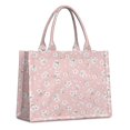 thumbnail image 1 of Large Capacity Tote Bag,Pioneer Flower Floral Print Pattern Handbag Fashion Luxury Tote Bag,15.7"x13"x 5.1" Inches,Laptop Compatible, 1 of 6