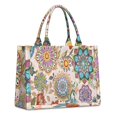 thumbnail image 1 of Large Capacity Tote Bag,Pioneer Flower Floral Print Pattern Handbag Fashion Luxury Tote Bag,15.7"x13"x 5.1" Inches,Laptop Compatible, 1 of 6