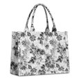thumbnail image 1 of Large Capacity Tote Bag,Pioneer Flower Floral Print Pattern Handbag Fashion Luxury Tote Bag,15.7"x13"x 5.1" Inches,Laptop Compatible, 1 of 6