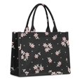 thumbnail image 1 of Large Capacity Tote Bag,Pioneer Flower Floral Print Pattern Handbag Fashion Luxury Tote Bag,15.7"x13"x 5.1" Inches,Laptop Compatible, 1 of 6