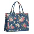 thumbnail image 1 of Large Capacity Tote Bag,Pioneer Flower Floral Print Pattern Handbag Fashion Luxury Tote Bag,15.7"x13"x 5.1" Inches,Laptop Compatible, 1 of 6