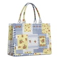 thumbnail image 1 of Large Capacity Tote Bag,Pioneer Flower Floral Print Pattern Handbag Fashion Luxury Tote Bag,15.7"x13"x 5.1" Inches,Laptop Compatible, 1 of 6