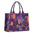 thumbnail image 1 of Large Capacity Tote Bag,Pioneer Flower Floral Print Pattern Handbag Fashion Luxury Tote Bag,15.7"x13"x 5.1" Inches,Laptop Compatible, 1 of 6