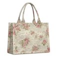 thumbnail image 1 of Large Capacity Tote Bag,Pioneer Flower Floral Print Pattern Handbag Fashion Luxury Tote Bag,15.7"x13"x 5.1" Inches,Laptop Compatible, 1 of 6