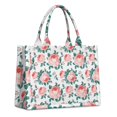 thumbnail image 1 of Large Capacity Tote Bag,Pioneer Flower Floral Print Pattern Handbag Fashion Luxury Tote Bag,15.7"x13"x 5.1" Inches,Laptop Compatible, 1 of 6