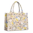 thumbnail image 1 of Large Capacity Tote Bag,Pioneer Flower Floral Print Pattern Handbag Fashion Luxury Tote Bag,15.7"x13"x 5.1" Inches,Laptop Compatible, 1 of 6