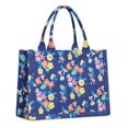 thumbnail image 1 of Large Capacity Tote Bag,Pioneer Flower Floral Print Pattern Handbag Fashion Luxury Tote Bag,15.7"x13"x 5.1" Inches,Laptop Compatible, 1 of 6