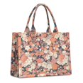 thumbnail image 1 of Large Capacity Tote Bag,Pioneer Flower Floral Print Pattern Handbag Fashion Luxury Tote Bag,15.7"x13"x 5.1" Inches,Laptop Compatible, 1 of 6