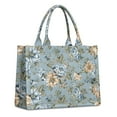 thumbnail image 1 of Large Capacity Tote Bag,Pioneer Flower Floral Print Pattern Handbag Fashion Luxury Tote Bag,15.7"x13"x 5.1" Inches,Laptop Compatible, 1 of 6