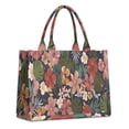 thumbnail image 1 of Large Capacity Tote Bag,Pioneer Flower Floral Print Pattern Handbag Fashion Luxury Tote Bag,15.7"x13"x 5.1" Inches,Laptop Compatible, 1 of 6
