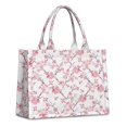 thumbnail image 1 of Large Capacity Tote Bag,Pioneer Flower Floral Print Pattern Handbag Fashion Luxury Tote Bag,15.7"x13"x 5.1" Inches,Laptop Compatible, 1 of 6