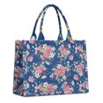 thumbnail image 1 of Large Capacity Tote Bag,Pioneer Flower Floral Print Pattern Handbag Fashion Luxury Tote Bag,15.7"x13"x 5.1" Inches,Laptop Compatible, 1 of 6