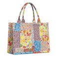 thumbnail image 1 of Large Capacity Tote Bag,Pioneer Flower Floral Print Pattern Handbag Fashion Luxury Tote Bag,15.7"x13"x 5.1" Inches,Laptop Compatible, 1 of 6