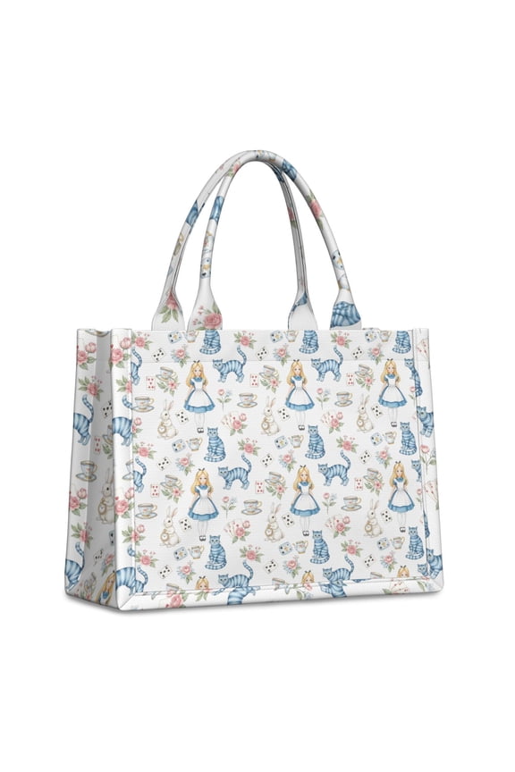 Large Capacity Tote Bag,Princess Pattern Handbag Fashion Luxury Tote Bag,15.7"x13"x 5.1" Inches,Laptop Compatible
