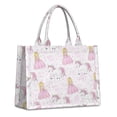 thumbnail image 1 of Large Capacity Tote Bag,Princess Unicorn Pattern Handbag Fashion Luxury Tote Bag,15.7"x13"x 5.1" Inches,Laptop Compatible, 1 of 6
