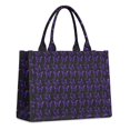thumbnail image 1 of Large Capacity Tote Bag,Purple Butterfly Pattern Handbag Fashion Luxury Tote Bag,15.7"x13"x 5.1" Inches,Laptop Compatible, 1 of 6