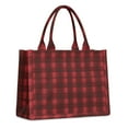 thumbnail image 1 of Large Capacity Tote Bag,Red Black Checkerboard Checkered Pattern Handbag Fashion Luxury Tote Bag,15.7"x13"x 5.1" Inches,Laptop Compatible, 1 of 6