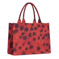 thumbnail image 1 of Large Capacity Tote Bag,Red Cheetah Leopard Pattern Handbag Fashion Luxury Tote Bag,15.7"x13"x 5.1" Inches,Laptop Compatible, 1 of 6