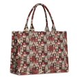thumbnail image 1 of Large Capacity Tote Bag,Red Christmas Collage Pattern Handbag Fashion Luxury Tote Bag,15.7"x13"x 5.1" Inches,Laptop Compatible, 1 of 6