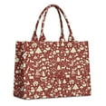 thumbnail image 1 of Large Capacity Tote Bag,Red Christmas Icon Pattern Handbag Fashion Luxury Tote Bag,15.7"x13"x 5.1" Inches,Laptop Compatible, 1 of 6