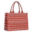 thumbnail image 1 of Large Capacity Tote Bag,Red Christmas Reindeer Pattern Handbag Fashion Luxury Tote Bag,15.7"x13"x 5.1" Inches,Laptop Compatible, 1 of 6