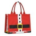 thumbnail image 1 of Large Capacity Tote Bag,Red Christmas Santa Costume Pattern Handbag Fashion Luxury Tote Bag,15.7"x13"x 5.1" Inches,Laptop Compatible, 1 of 6