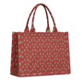 thumbnail image 1 of Large Capacity Tote Bag,Red Christmas Tree Pattern Handbag Fashion Luxury Tote Bag,15.7"x13"x 5.1" Inches,Laptop Compatible, 1 of 6