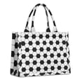 thumbnail image 1 of Large Capacity Tote Bag,Soccer Ball Pattern Handbag Fashion Luxury Tote Bag,15.7"x13"x 5.1" Inches,Laptop Compatible, 1 of 6