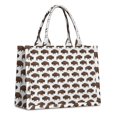 thumbnail image 1 of Large Capacity Tote Bag,White Buffalo Pattern Handbag Fashion Luxury Tote Bag,15.7"x13"x 5.1" Inches,Laptop Compatible, 1 of 6
