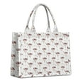 thumbnail image 1 of Large Capacity Tote Bag,White Buffalo Skull Flower Pattern Handbag Fashion Luxury Tote Bag,15.7"x13"x 5.1" Inches,Laptop Compatible, 1 of 6