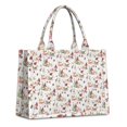 thumbnail image 1 of Large Capacity Tote Bag,White Christmas Gnome Pattern Handbag Fashion Luxury Tote Bag,15.7"x13"x 5.1" Inches,Laptop Compatible, 1 of 6