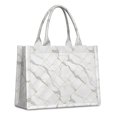 thumbnail image 1 of Large Capacity Tote Bag,White Marble Gold Line Pattern Handbag Fashion Luxury Tote Bag,15.7"x13"x 5.1" Inches,Laptop Compatible, 1 of 6