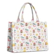 thumbnail image 1 of Large Capacity Tote Bag,White Mermaid Pattern Handbag Fashion Luxury Tote Bag,15.7"x13"x 5.1" Inches,Laptop Compatible, 1 of 6