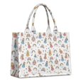 thumbnail image 1 of Large Capacity Tote Bag,White Princess Castle Pattern Handbag Fashion Luxury Tote Bag,15.7"x13"x 5.1" Inches,Laptop Compatible, 1 of 6