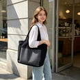 thumbnail image 1 of Large Capacity Tote Bag for Women, Gym Tote Bag with Wet Dry Separation and Multi Pocket, Travel Duffle Bag for Women Carry On, Casual Weekender Shoulder Handbag for Daily Use, 1 of 6