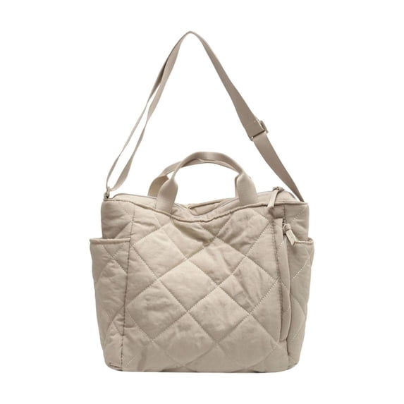 Large Capacity Tote Bag for Women - Versatile Multi-Way Wear: Shoulder, Crossbody & Handheld - Soft Padded Cloth, Lightweight, Ideal for Students & Commuters, Perfect for Daily Use C