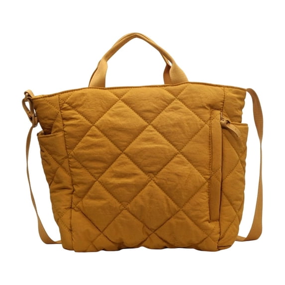 Large Capacity Tote Bag for Women - Versatile Multi-Way Wear: Shoulder, Crossbody & Handheld - Soft Padded Cloth, Lightweight, Ideal for Students & Commuters, Perfect for Daily Use H