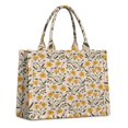 thumbnail image 1 of Large Capacity Tote Bag,Yellow Green Leaf Flower Pattern Handbag Fashion Luxury Tote Bag,15.7"x13"x 5.1" Inches,Laptop Compatible, 1 of 6