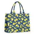 thumbnail image 1 of Large Capacity Tote Bag,Yellow Lemon Fruit Slices Blue Pattern Handbag Fashion Luxury Tote Bag,15.7"x13"x 5.1" Inches,Laptop Compatible, 1 of 6