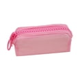 thumbnail image 1 of Large Capacity Transparent Pencil Case PVC Clear Pen Pouch Lightweight with Zipper Ideal for Stationery Storage Compact Design for Classroom and Travel Pink, 1 of 7