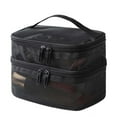thumbnail image 1 of Large Capacity Transparent Toiletry Bag - Double Layer Portable Travel Organizer, Clear Cosmetic Case With Handle Strap For Toiletries, Makeup, Cables - Perfect For Gym, Trips, Daily Use, 1 of 2