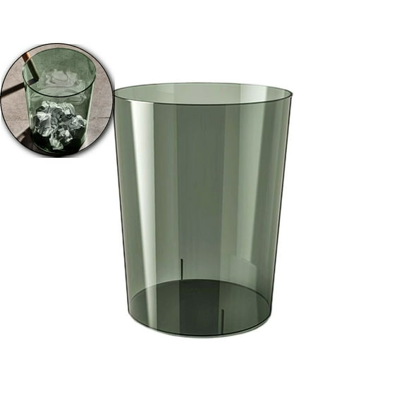 Large Capacity Trash Can, Office Paper Waste Bin, Multicolor Plastic Garbage Can for Home Kitchen Office Use