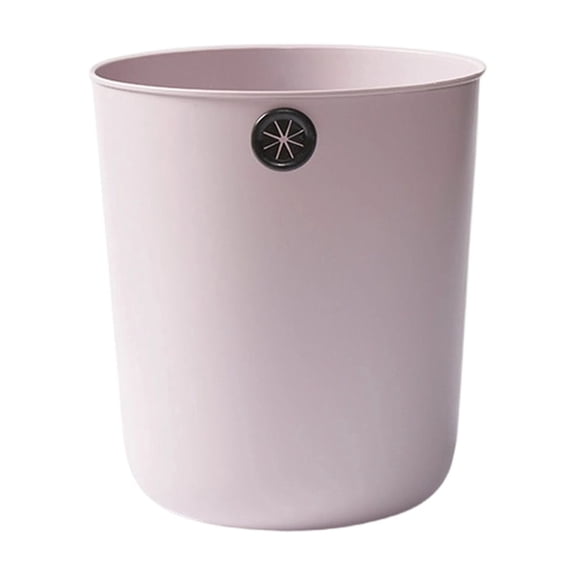 Large Capacity Trash Can, Open Top Waste Bin, Hands-Free Wastebasket, Simple Design Garbage Pail for Kitchen, Living Room, Bathroom, Home Decor, Purple