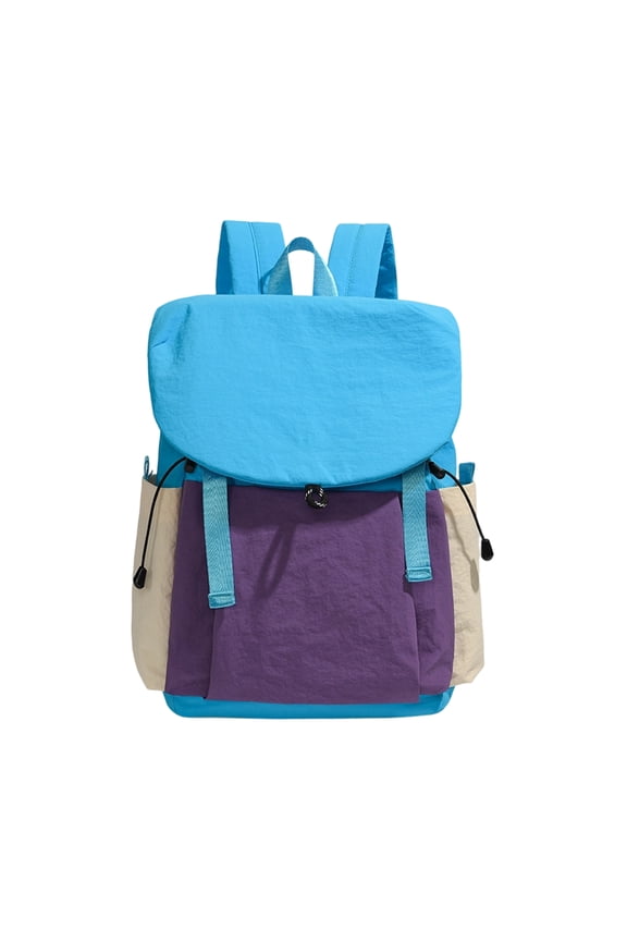 Large Capacity Travel Backpack Durable Nylon Laptop Bag for Work Commuting Water Resistant Daypack with Multi Pockets 14x10x5 Inch
