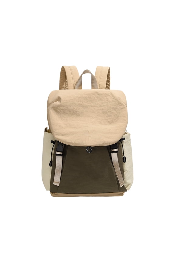 Large Capacity Travel Backpack Durable Nylon Laptop Bag for Work Commuting Water Resistant Daypack with Multi Pockets 14x10x5 Inch