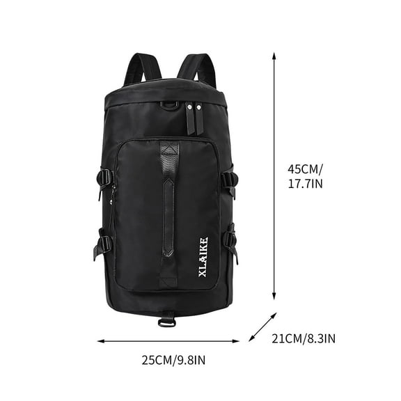 Large Capacity Travel Bag, Waterproof Rugged Weekender Bag Backpack, Travel Sport Swimming Bag Short Trip Yoga Sport Gym Backpack, Weekend Overnight Bag for Men and Women, Pink