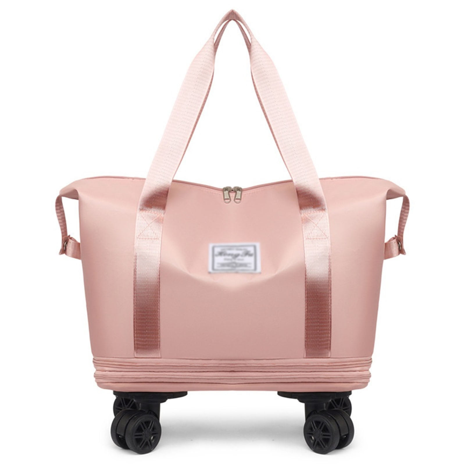 Large Capacity Travel Bag with Wheels, Universal Wheel Removable, Expandable Foldable Duffle Bag