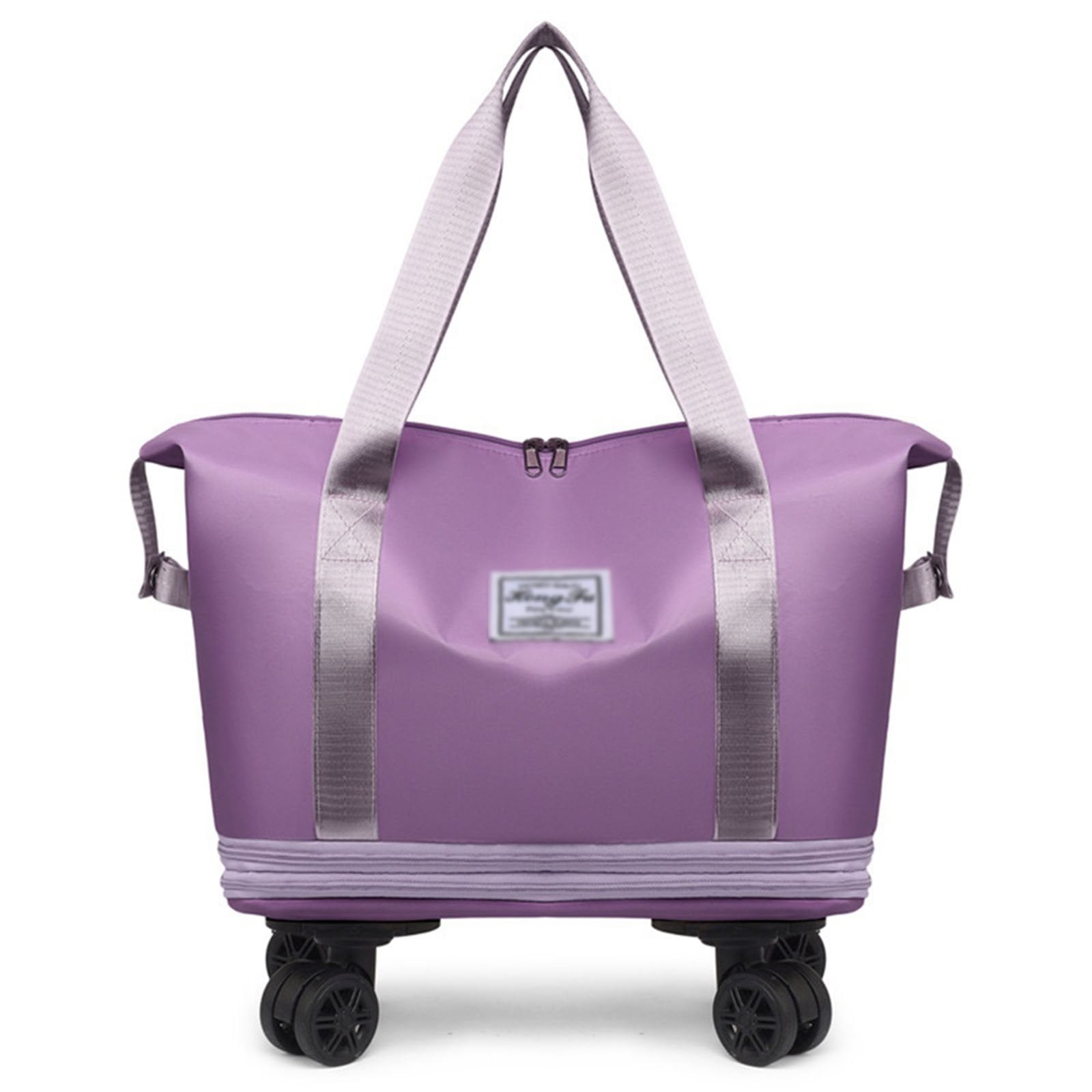 Large Capacity Travel Bag with Wheels, Universal Wheel Removable, Expandable Foldable Duffle Bag